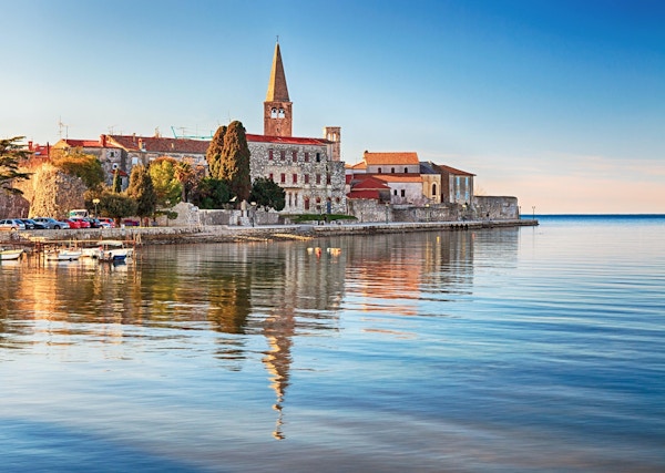 Hamnstad Porec, Kroatien