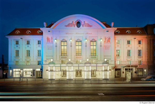 Konzerthaus Wien, Ny ljusdesign av Victoria Coeln, Wien, Österrike.