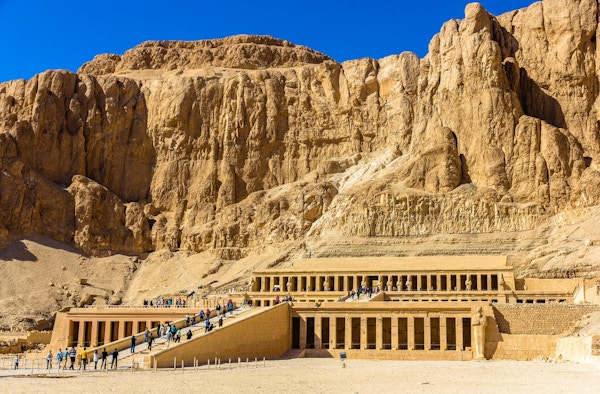 Mortuary templet av Hatshepsut i Deir el-Bahari - Egypten