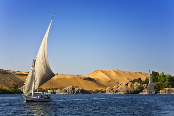 Egypt. The Nile at Aswan