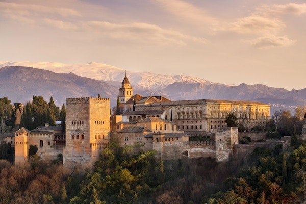 Alhambra i Granada södra Spanien