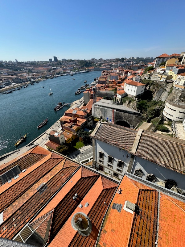Utsikt över Douro i Porto