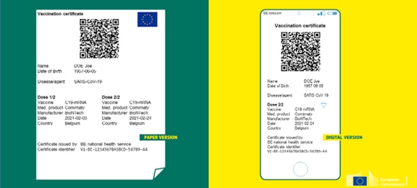 Digital green pass