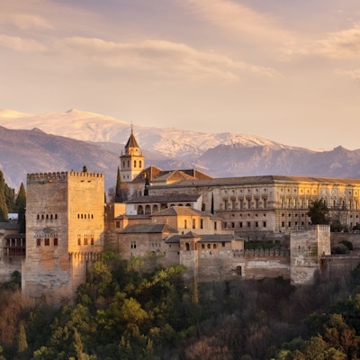 Alhambra i Granada sør i Spania