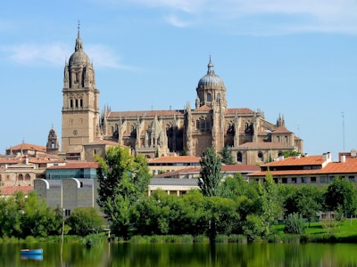 Utsikt över Salamanca-katedralen.