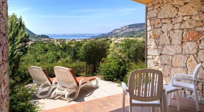 Terrass, lägenhet, med utsikt över Gardasjön, Poiano Resort, Garda, Italien