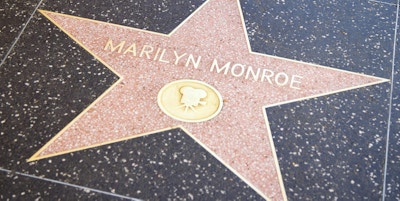 Usa kalifornien los angeles hollywood walk of fame marilyns stjarna1